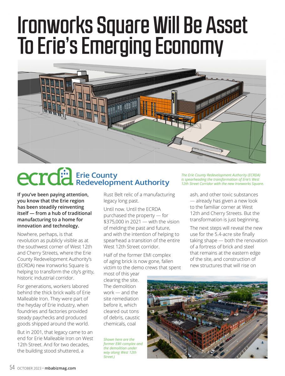 Ironworks Square Will Be Asset To Erie’s Emerging Economy